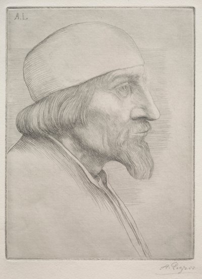 Kafatası olan adam by Alphonse Legros