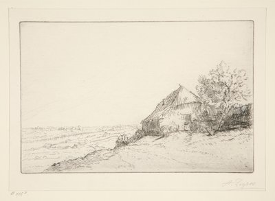 Tepedeki Kulübe by Alphonse Legros