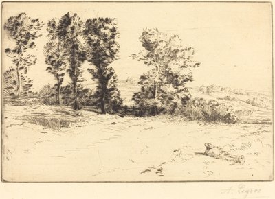 Güneşli Çayır (Le pre ensoleille) by Alphonse Legros