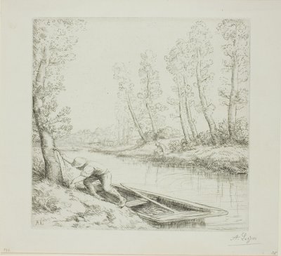 nehirde sabah by Alphonse Legros