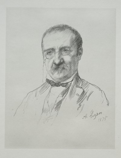 Bay Champfleury, 1875. by Alphonse Legros