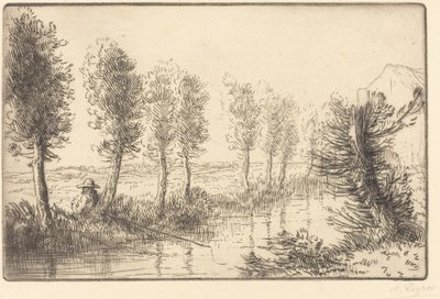 Değirmenin Yakını (Pres du moulin) by Alphonse Legros