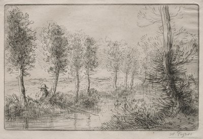 Değirmen yakınında by Alphonse Legros