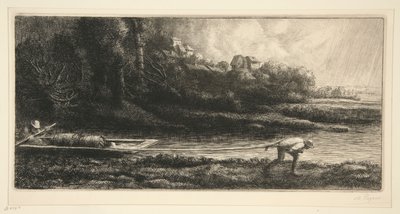 Tekne Manzarası by Alphonse Legros