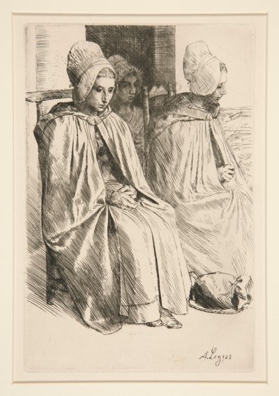 Paysannes des Environe de Boulogne (Boulogne Mahallesinde Köylü Kadınlar) by Alphonse Legros