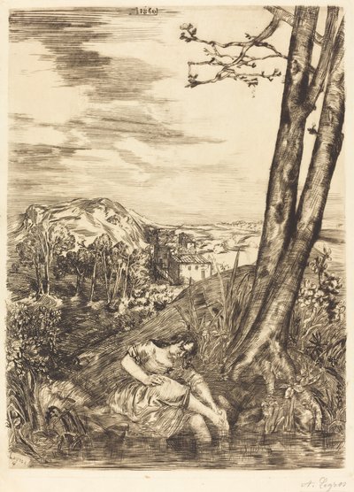Ayaklarını Yıkanan Köylü Ayaklarını Yıkanan Köylü, 1860. by Alphonse Legros
