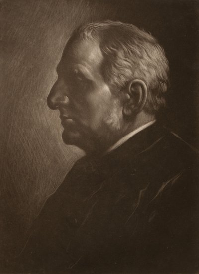 Sir Francis Seymour Hayden'ın Portresi by Alphonse Legros