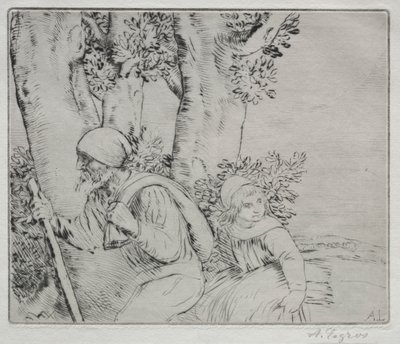 Sahadan Dönüş (Le Retour des Champs-2nd Plate) by Alphonse Legros