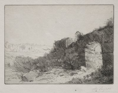 Roma Harabeleri by Alphonse Legros
