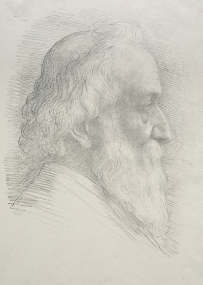 Otoportre 10. Plaka. by Alphonse Legros