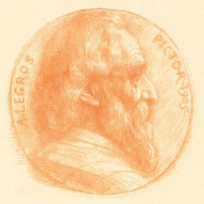 Otoportre, Madalyon, No.2, 11. plaka by Alphonse Legros