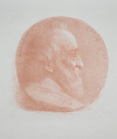 Otoportre, Madalyon No. 2 (11. Plaka) by Alphonse Legros