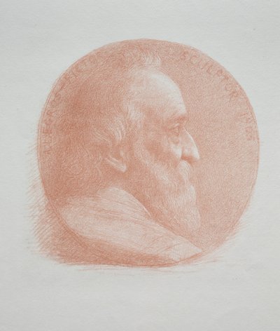 Otoportre, Madalyon No. 2 11. Plaka. by Alphonse Legros