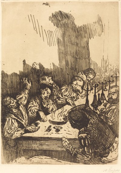 Gölge Ombre. by Alphonse Legros