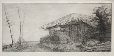 Tepedeki ağıl by Alphonse Legros