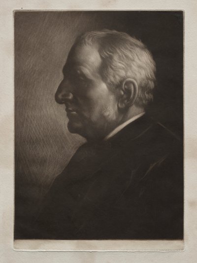 Sör Frances Seymour Haden. by Alphonse Legros