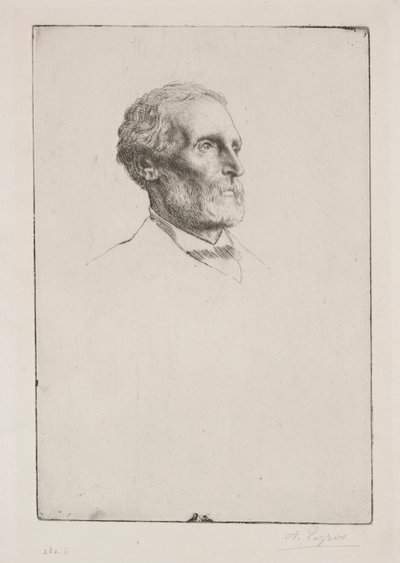 Sör Frederick W. Burton by Alphonse Legros