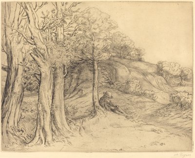 Yalnızlık Yalnızlık Manzarası. by Alphonse Legros