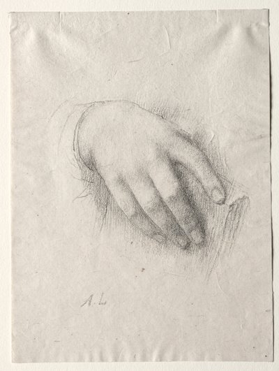 Eller Çalışması. by Alphonse Legros