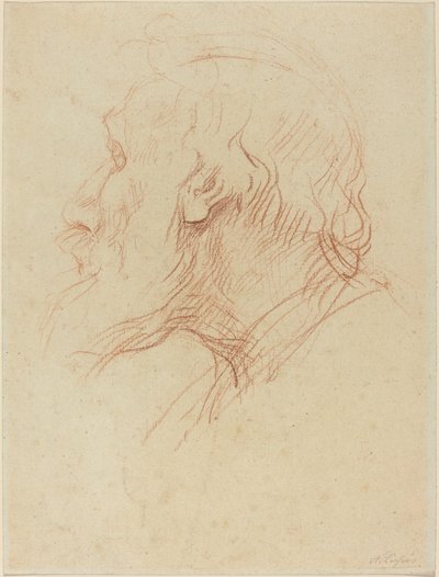 Bir Dilencinin İncelenmesi. by Alphonse Legros