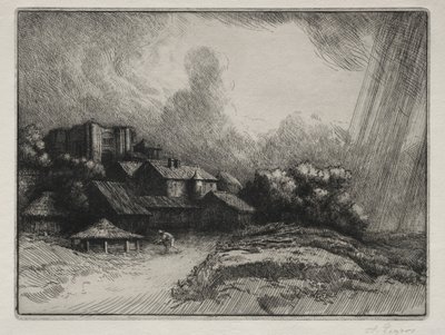 Manastır Çiftliği. by Alphonse Legros