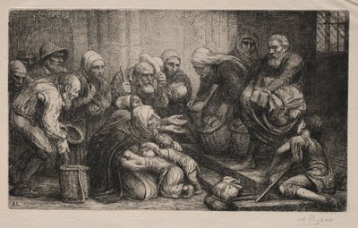 Brugge Dilenciler by Alphonse Legros