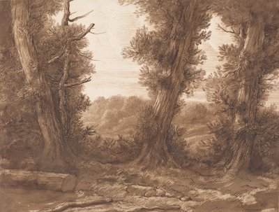 Büyük Ağaçlar. by Alphonse Legros