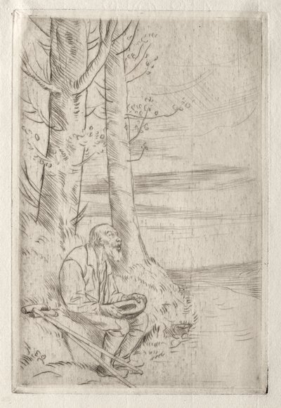 Kör Dilenci by Alphonse Legros