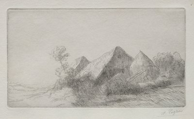 Sepet Kulübesi. by Alphonse Legros