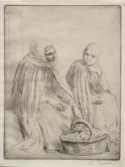 Yumurta Tüccarları (1. Tabak) by Alphonse Legros
