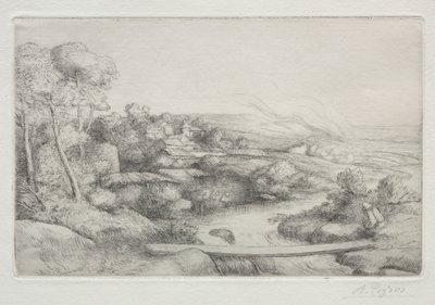 Yaya Köprüsü (La Passerelle) by Alphonse Legros