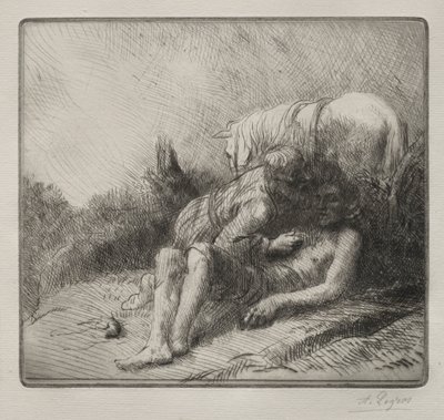 İyi Samiriyeli. by Alphonse Legros