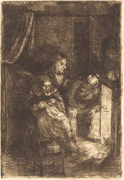 Ocak (Le fuaye) by Alphonse Legros