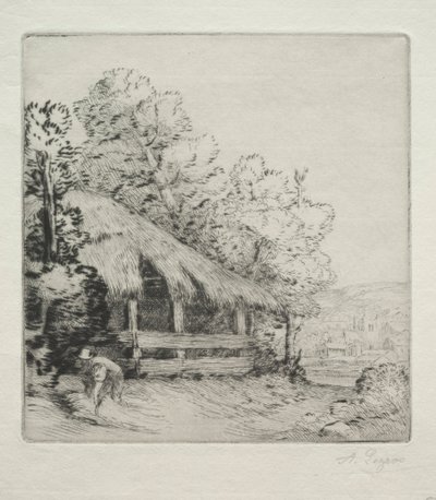 Küçük Kulübe Le Petit Hangar. by Alphonse Legros