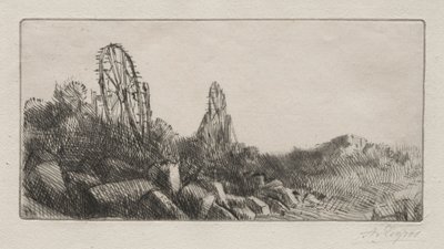 Montrouge Eski Taş Ocakları. by Alphonse Legros