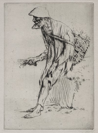 Kırmızı Pimpernel Satıcısı by Alphonse Legros
