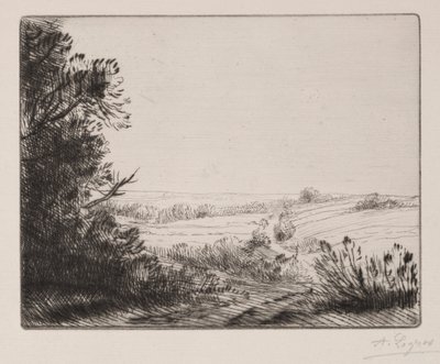 Horville'e Giden Yol by Alphonse Legros