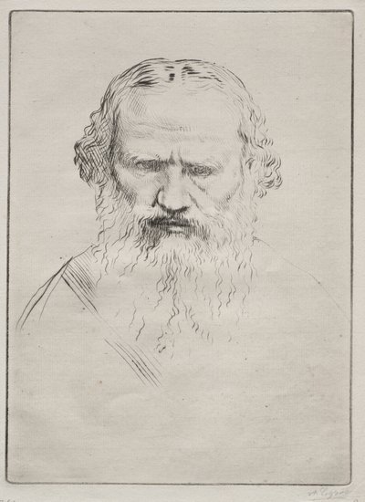 Tolstoy. by Alphonse Legros