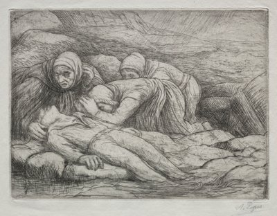 Ölümün Zaferi: Bir Denizci Ailesinde Ölüm. by Alphonse Legros