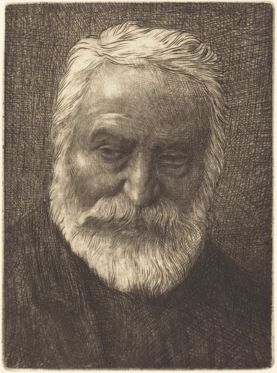 Victor Hugo, 2. plaka. by Alphonse Legros