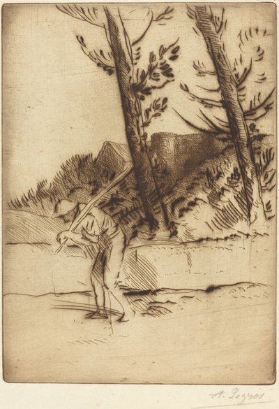 Çiftlik Görünümü by Alphonse Legros