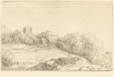 Köy Bir köy. by Alphonse Legros