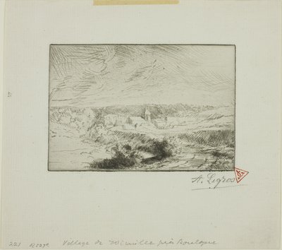 Wimille Köyü, Boulogne Yakınında by Alphonse Legros
