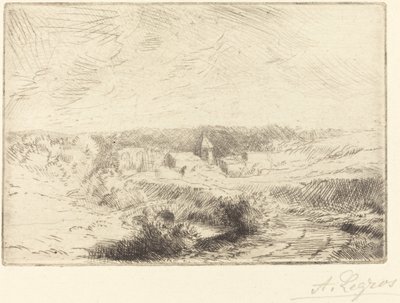 Wimille Köyü, Boulogne yakınında (Village de Wimille, pres Boulogne) by Alphonse Legros