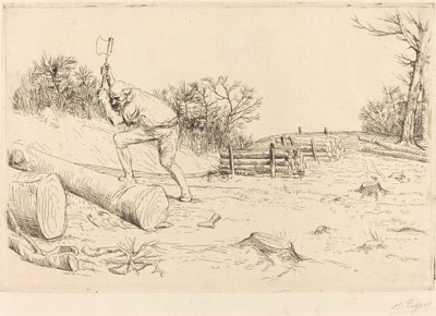 Oduncu (Oduncu) by Alphonse Legros