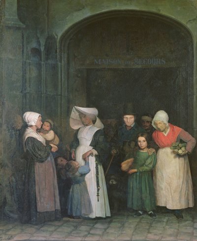 Sığınma Evi, c.1840 by Alphonse Louis Pierre Trimolet
