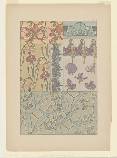 Belgeler Dekoratif: Tabak 41 by Alphonse Mucha