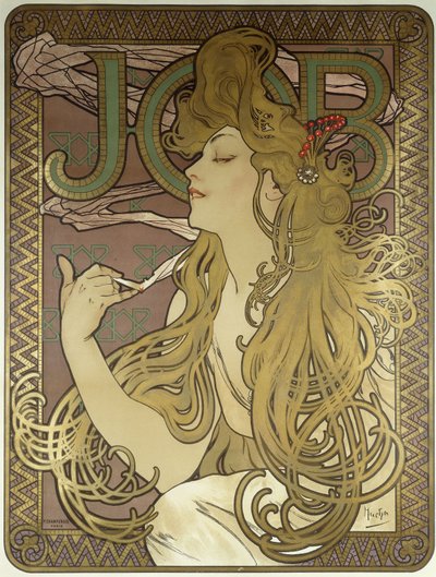 iş, 1896 by Alphonse Mucha