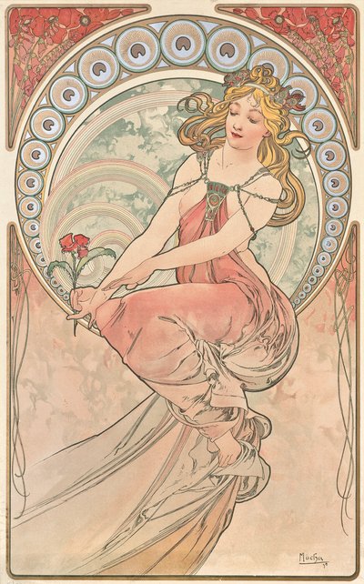 Boyama, 1898 by Alphonse Mucha