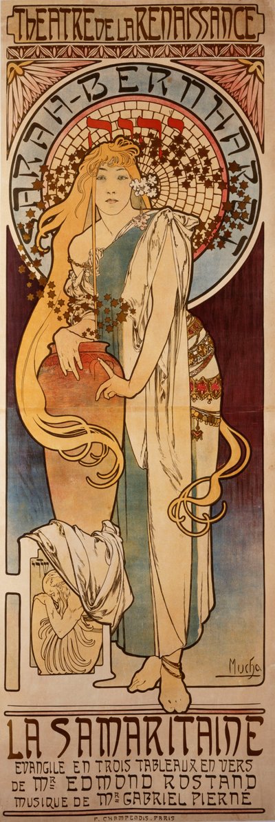Samiriyeli Kadın, 1897 by Alphonse Mucha